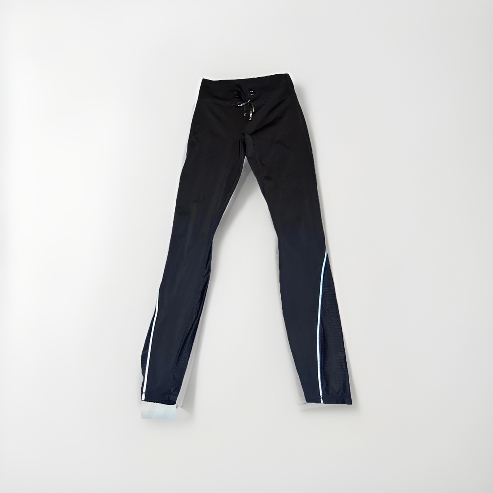 Fabletics Black High Waist Leggings Activewear with Mesh Panels Women's XS